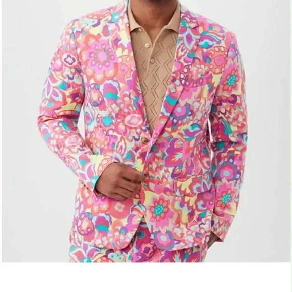 💵NWT 💵 Mr Turk Men's Isla Floral Thurston Blazer size 44